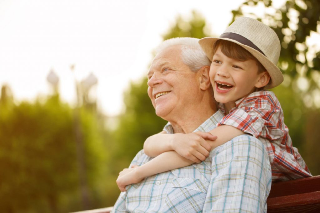 Man And Grandson